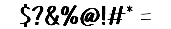 Asphalt Effect Font OTHER CHARS
