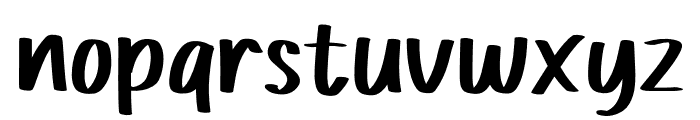 Asphalt Effect Font LOWERCASE