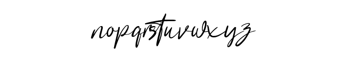 Astagina Signature Font LOWERCASE