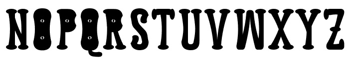 Astakhov Dished Serif E-F Font UPPERCASE