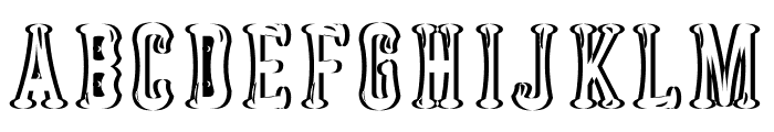 Astakhov Dished Sh Gl E Serif Font UPPERCASE