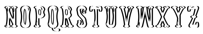 Astakhov Dished Sh Gl EF2 Serif Font UPPERCASE