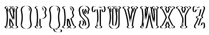 Astakhov Dished Sh Gl F Serif Font UPPERCASE