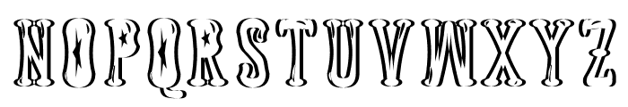 Astakhov Dished Sh Gl FS Serif Font UPPERCASE