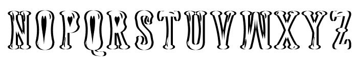 Astakhov Dished Sh Gl H Serif Font UPPERCASE