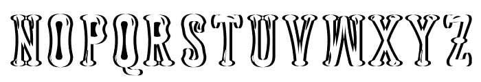 Astakhov Dished Sh Gl Serif Font UPPERCASE