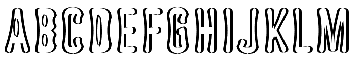 Astakhov Dished Shadow E-F-2 Font LOWERCASE