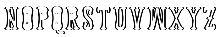 Astakhov Dished Shadow EF Serif Font LOWERCASE