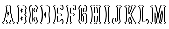 Astakhov Dished Shadow FS Serif Font UPPERCASE