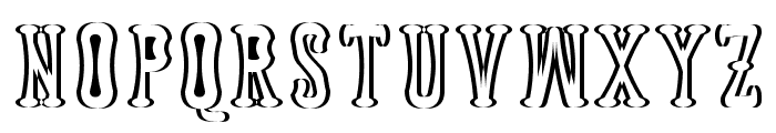 Astakhov Dished Shadow Serif Font UPPERCASE