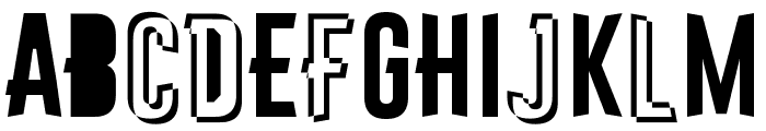 Astakhov First One Stripe Chaos Font LOWERCASE
