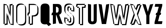 Astakhov First One Stripe Chaos Font LOWERCASE