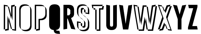 Astakhov First Simple Chaos! Font LOWERCASE