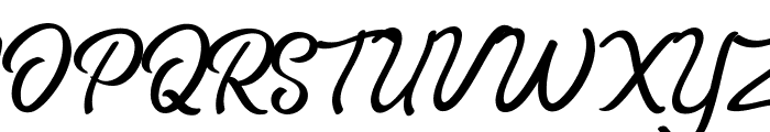Astania Script Font UPPERCASE