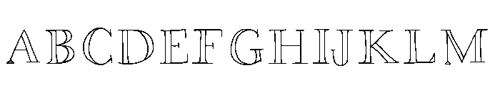 AsterBloom Font UPPERCASE
