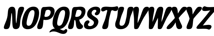 Asterah Quirkyn DEMO VERSION Italic Font UPPERCASE