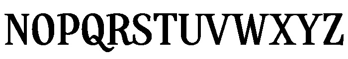 Asterisco Quinatum Condensed Regular Font UPPERCASE