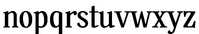 Asterisco Quinatum Condensed Regular Font LOWERCASE