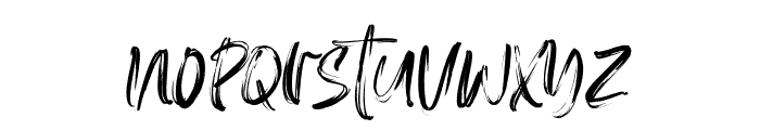 Asteriska-Personal Use Regular Font LOWERCASE
