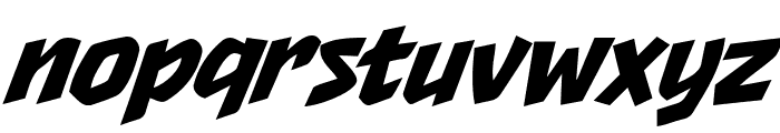 Asteroid Blaster Font LOWERCASE