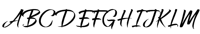 AstroJackFreePersonalUse-Script Font UPPERCASE