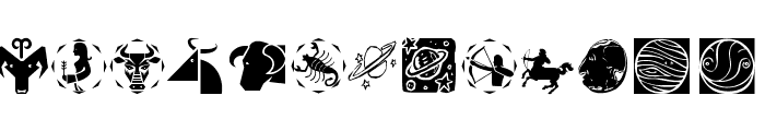 AstrologishSymbols Font UPPERCASE
