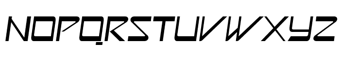Astron Boy Italic Font UPPERCASE