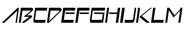 AstronBoy-Italic Font UPPERCASE