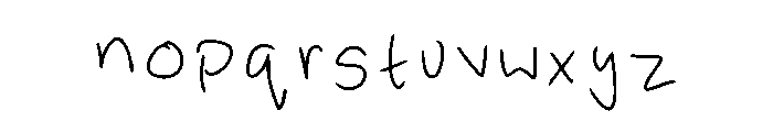 Astropog Regular Font LOWERCASE