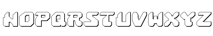 Astropolis 3D Font LOWERCASE