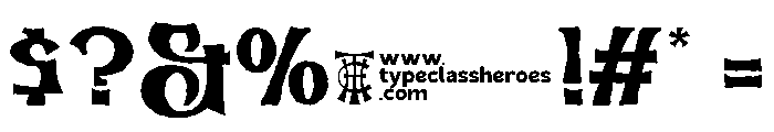 Asulvoya DEMO Font OTHER CHARS
