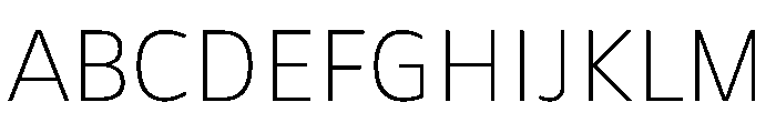 Asap Sharp 100 Font UPPERCASE