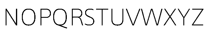 Asap Sharp 100 Font UPPERCASE