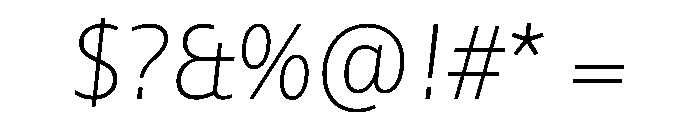 Asap Sharp 100italic Font OTHER CHARS