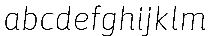 Asap Sharp 100italic FONT