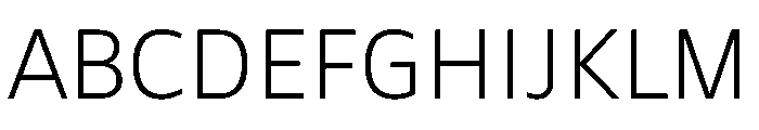 Asap Sharp 200 Font UPPERCASE