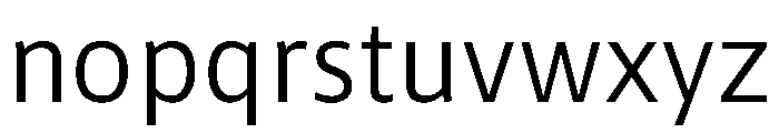 Asap Sharp 300 Font LOWERCASE
