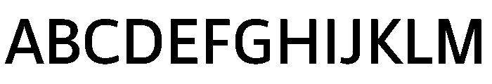 Asap Sharp 500 Font UPPERCASE