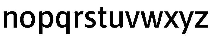 Asap Sharp 500 Font LOWERCASE