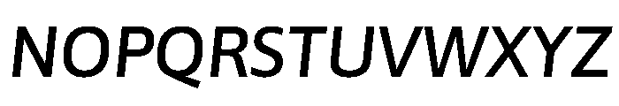 Asap Sharp 500italic Font UPPERCASE