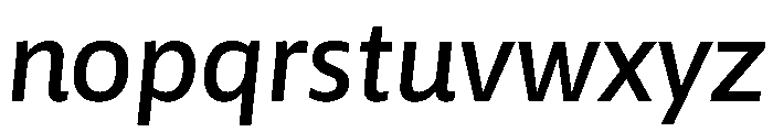 Asap Sharp 500italic Font LOWERCASE