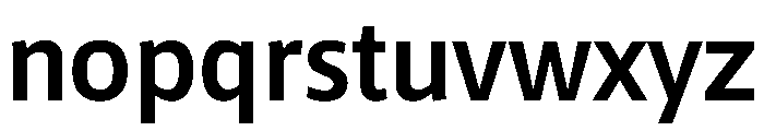 Asap Sharp 600 Font LOWERCASE