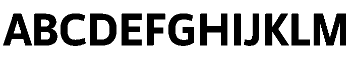 Asap Sharp 700 Font UPPERCASE