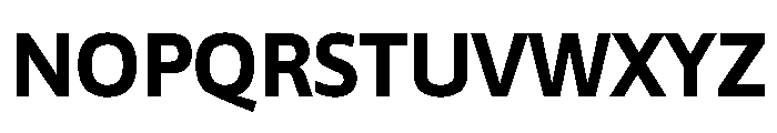 Asap Sharp 700 Font UPPERCASE