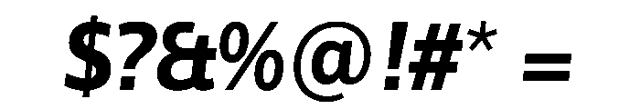 Asap Sharp 700italic Font OTHER CHARS