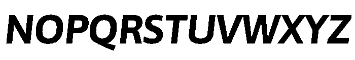 Asap Sharp 700italic Font UPPERCASE