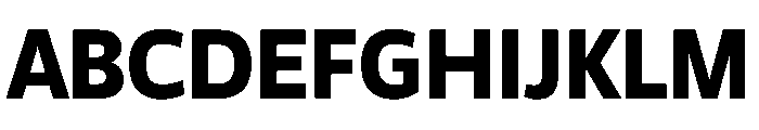 Asap Sharp 800 Font UPPERCASE