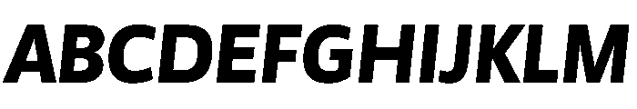 Asap Sharp 800italic Font UPPERCASE