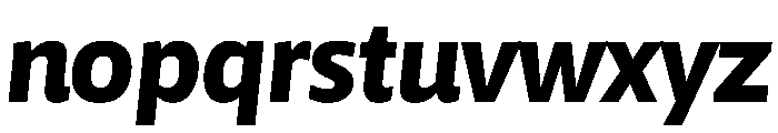 Asap Sharp 800italic Font LOWERCASE