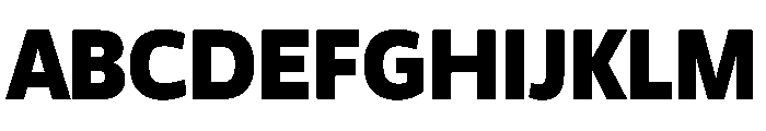 Asap Sharp 900 Font UPPERCASE